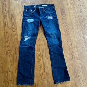Adriano Goldschmied Distressed Tomboy Jeans